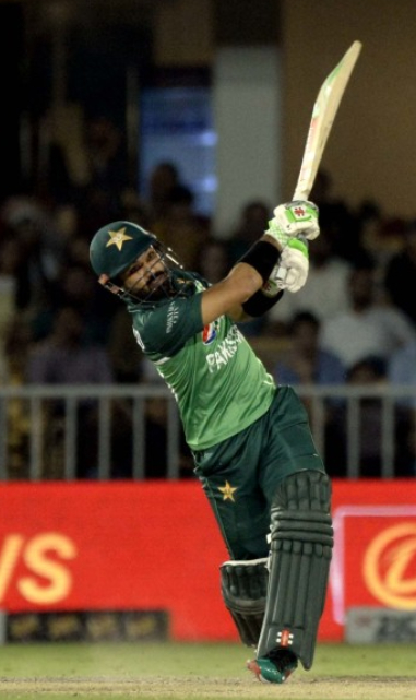 Muhammad Rizwan hits it out of the park